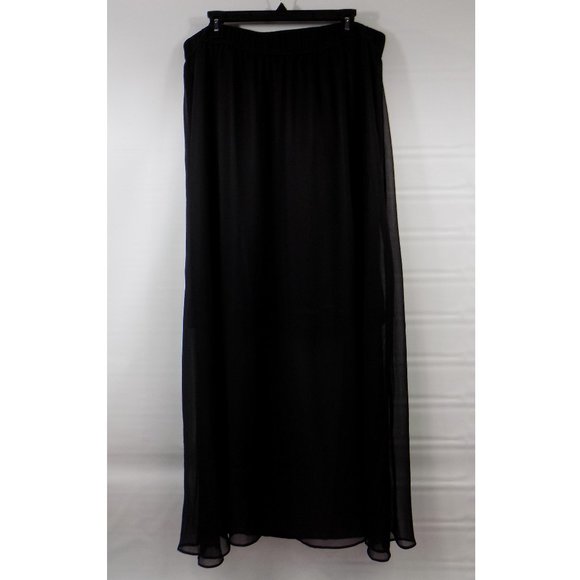 Lane Bryant Dresses & Skirts - Lane Bryant Long Sheer Lined Skirt Size 18/20 NWT